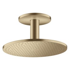 Верхній душ Axor 300 1jet P з тримачем до стелі, Brushed Bronze (35301140)