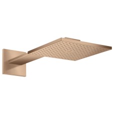 Верхній душ Axor 250х250 1jet P з тримачем, Brushed Red Gold (35306310)