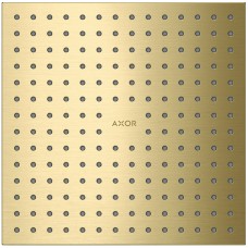 Верхній душ Axor 250х250 2jet монтаж зі стелі, Brushed Brass (35313950)