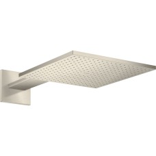 Верхній душ Axor 300х300 1jet P з тримачем Brushed Nickel (35314820)