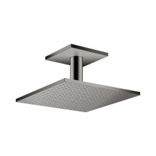 Верхній душ Axor 300х300 1jet P з тримачем зі стелі, Polished Black Chrome (35316330)