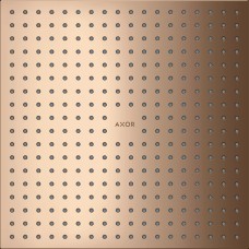 Верхній душ Axor 300х300 2jet монтаж зі стелі Polished Red Gold  (35321300)
