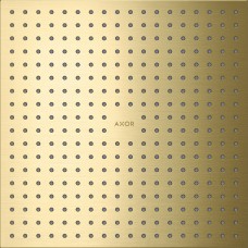 Верхній душ Axor 300х300 2jet монтаж зі стелі, Brushed Brass (35321950)