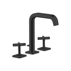 Змішувач Axor Citterio E 170 Cross для умивальника на 3 отвори, Matt Black 36108670