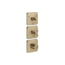 Термостат Axor Citterio E 380/120 для 3-х споживачів, Brushed Bronze 36704140