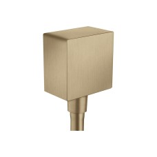 Шлангове під'єднання AXOR Fixfit Square 36732140 Brushed Bronze