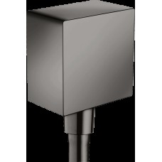 Шлангове під'єднання AXOR Fixfit Square 36732330 Polished Black Chrome