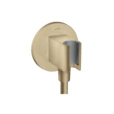 Шлангове під'єднання AXOR Fixfit Porter Round з тримачем, Brushed Bronze (36733140)