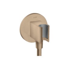 Шлангове під'єднання AXOR Fixfit Porter Round з тримачем, Brushed Red Gold (36733310)