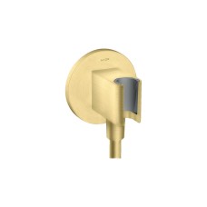 Шлангове під'єднання AXOR Fixfit Porter Round з тримачем Brushed Brass (36733950)