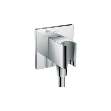 Шлангове під'єднання AXOR Fixfit Porter Square з тримачем, Chrome (36734000)
