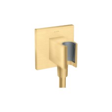 Шлангове під'єднання Fixfit Porter Square з тримачем, Brushed Gold Optic (36734250)