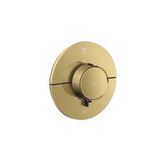 Термостат прихованого монтажу AXOR ShowerSelect ID Round на 2 функції, Polished Gold Optic (36750990)