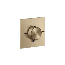 Термостат прихованого монтажу AXOR ShowerSelect ID Square на 2 функції, Brushed Bronze (36752140)