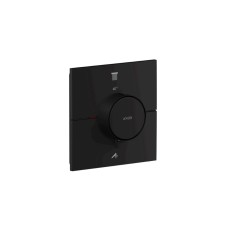 Термостат прихованого монтажу AXOR ShowerSelect ID Square на 2 функції, Matt Black (36752670)