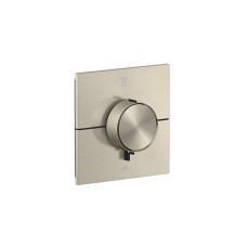 Термостат прихованого монтажу AXOR ShowerSelect ID Square на 2 функції, Brushed Nickel (36752820)