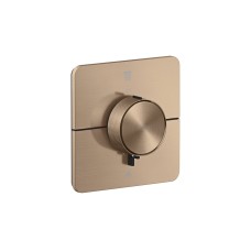 Термостат прихованого монтажу AXOR ShowerSelect ID Softsquare на 2 функції Brushed Red Gold (36754310)