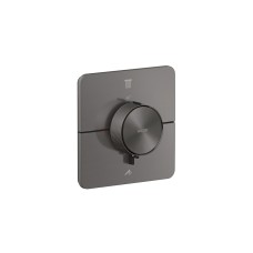 Термостат прихованого монтажу AXOR ShowerSelect ID Softsquare на 2 функції, Brushed Black Chrome (36754340)