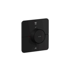 Термостат прихованого монтажу AXOR ShowerSelect ID Softsquare на 2 функції, Matt Black (36754670)