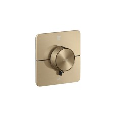 Термостат прихованого монтажу AXOR ShowerSelect ID Softsquare на 2 функції, Brushed Brass (36754950)