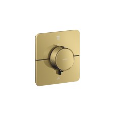 Термостат прихованого монтажу AXOR ShowerSelect ID Softsquare на 2 функції, Polished Gold Optic (36754990)