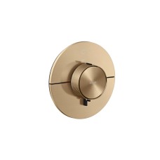 Термостат прихованого монтажу AXOR ShowerSelect ID Round на 1 функцію, Brushed Bronze (36756140)