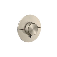 Термостат прихованого монтажу AXOR ShowerSelect ID Round на 1 функцію, Brushed Nickel (36756820)