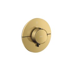 Термостат прихованого монтажу AXOR ShowerSelect ID Round на 1 функцію, Polished Gold Optic (36756990)