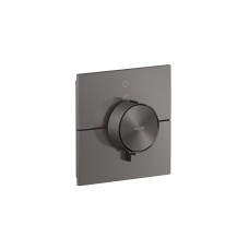 Термостат прихованого монтажу AXOR ShowerSelect ID Square на 1 функцію, Brushed Black Chrome (36757340)