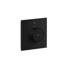 Термостат прихованого монтажу AXOR ShowerSelect ID Square на 1 функцію, Matt Black (36757670)