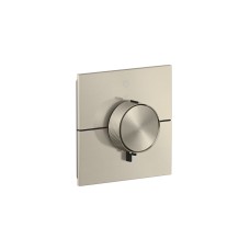 Термостат прихованого монтажу AXOR ShowerSelect ID Square на 1 функцію, Brushed Nickel (36757820)