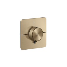 Термостат прихованого монтажу AXOR ShowerSelect ID Softsquare на 1 функцію, Brushed Bronze (36758140)