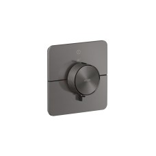 Термостат прихованого монтажу AXOR ShowerSelect ID Softsquare на 1 функцію, Brushed Black Chrome (36758340)