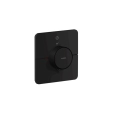 Термостат прихованого монтажу AXOR ShowerSelect ID Softsquare на 1 функцію, Matt Black (36758670)