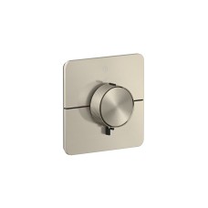 Термостат прихованого монтажу AXOR ShowerSelect ID Softsquare на 1 функцію Brushed Nickel (36758820)