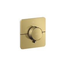 Термостат прихованого монтажу AXOR ShowerSelect ID Softsquare на 1 функцію, Polished Gold Optic (36758990)