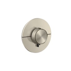 Термостат прихованого монтажу AXOR ShowerSelect ID Round HighFlow, Brushed Nickel (36759820)