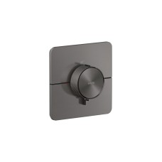 Термостат прихованого монтажу AXOR ShowerSelect ID Softsquare HighFlow, Brushed Black Chrome (36775340)