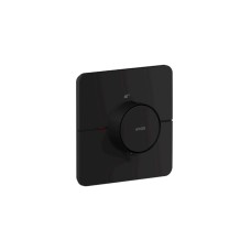 Термостат прихованого монтажу AXOR ShowerSelect ID Softsquare HighFlow, Matt Black (36775670)