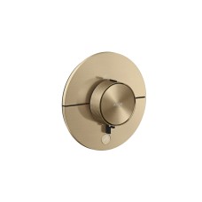 Термостат прихованого монтажу AXOR ShowerSelect ID Round HighFlow на 1 функцію, Brushed Bronze (36776140)