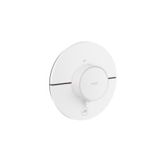 Термостат прихованого монтажу AXOR ShowerSelect ID Round HighFlow на 1 функцію, Matt White (36776700)