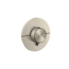 Термостат прихованого монтажу AXOR ShowerSelect ID Round HighFlow на 1 функцію, Brushed Nickel (36776820)