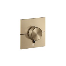 Термостат прихованого монтажу AXOR ShowerSelect ID Square HighFlow на 1 функцію, Brushed Bronze (36777140)