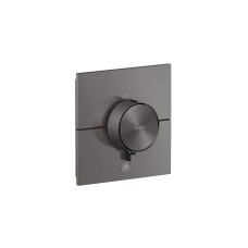 Термостат прихованого монтажу AXOR ShowerSelect ID Square HighFlow на 1 функцію, Brushed Black Chrome (36777340)