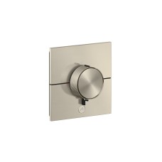 Термостат прихованого монтажу AXOR ShowerSelect ID Square HighFlow на 1 функцію, Brushed Nickel (36777820)