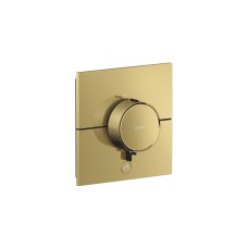 Термостат прихованого монтажу AXOR ShowerSelect ID Square HighFlow на 1 функцію, Polished Gold Optic (36777990)