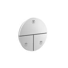 Перемикач AXOR ShowerSelect ID Round на 3 функції, Chrome (36779000)