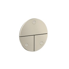 Перемикач AXOR ShowerSelect ID Round на 3 функції, Brushed Nickel (36779820)