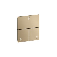Перемикач AXOR ShowerSelect ID Square на 3 функції, Brushed Bronze (36780140)