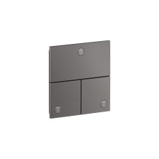 Перемикач AXOR ShowerSelect ID Square на 3 функції, Brushed Black Chrome (36780340)